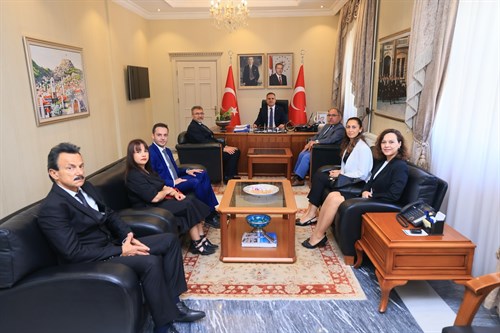 Çevre Haftası Kapsamında Valimiz Sayın Dr. İdris Akbıyık'a Ziyaret